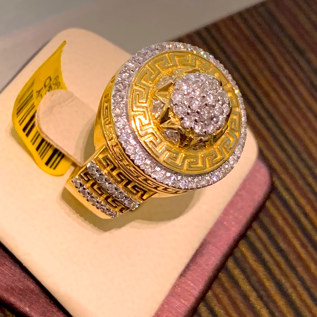 Versace Mens Diamond Ring